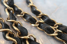 将图片加载到图库查看器,CHANEL/香奈儿 V线 链条包 荔枝皮 Black/Gold hadware(黑色/金色金属) 肩背包 800010228
