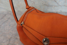 将图片加载到图库查看器,HERMES LINDY 30 Clemence leather Orange □N刻印 Shoulder bag 700030284