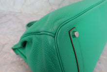 Load image into Gallery viewer, HERMES BIRKIN 35 Clemence leather Menthe Hand bag 700100023