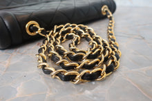 Load image into Gallery viewer, CHANEL Matelasse fringe chain shoulder bag Lambskin Black/Gold hadware Shoulder bag 700120145