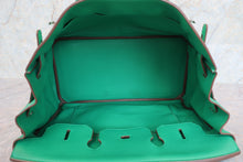 Load image into Gallery viewer, HERMES BIRKIN 35 Clemence leather Menthe Hand bag 700100023