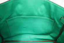 Load image into Gallery viewer, HERMES BIRKIN 35 Clemence leather Menthe Hand bag 700100023