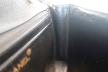将图片加载到图库查看器,CHANEL/香奈儿 V线 链条包 荔枝皮 Black/Gold hadware(黑色/金色金属) 肩背包 800010228