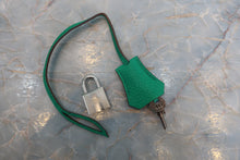 Load image into Gallery viewer, HERMES BIRKIN 35 Clemence leather Menthe Hand bag 700100023