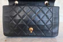 画像をギャラリービューアに読み込む, CHANEL/シャネル ダイアナマトラッセチェーンショルダーバッグ ラムスキン ブラック/ゴールド金具 ショルダーバッグ 800030033