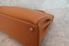 画像をギャラリービューアに読み込む, HERMES/エルメス ケリー32 クシュベル ゴールド □C刻印 ショルダーバッグ 700080124