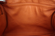 将图片加载到图库查看器,HERMES LINDY 30 Clemence leather Orange □N刻印 Shoulder bag 700030284