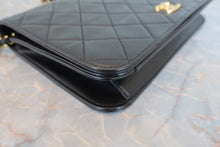 画像をギャラリービューアに読み込む, CHANEL/シャネル マトラッセプッシュロックチェーンショルダーバッグ ラムスキン ブラック/ゴールド金具 ショルダーバッグ 800050143