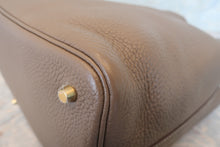 Load image into Gallery viewer, HERMES PICOTIN LOCK MM Clemence leather Etoupe gray C Engraving Hand bag 700120203