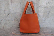 画像をギャラリービューアに読み込む, HERMES/エルメス ピコタンロックPM トリヨンクレマンス オレンジ □N刻印 ハンドバッグ 700030255