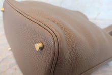 Load image into Gallery viewer, HERMES PICOTIN LOCK MM Clemence leather Etoupe gray C Engraving Hand bag 700120203