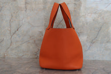 画像をギャラリービューアに読み込む, HERMES/エルメス ピコタンロックPM トリヨンクレマンス オレンジ □N刻印 ハンドバッグ 700030255