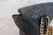 画像をギャラリービューアに読み込む, CHANEL/シャネル マトラッセチェーンリュック ラムスキン ブラック/ゴールド金具 リュック 800030048