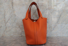 画像をギャラリービューアに読み込む, HERMES/エルメス ピコタンロックPM トリヨンクレマンス オレンジ □N刻印 ハンドバッグ 700030255