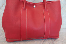 画像をギャラリービューアに読み込む, HERMES/エルメス ガーデンパーティPM ネゴンダ ルージュカザック □L刻印 トートバッグ 700050108