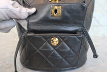 画像をギャラリービューアに読み込む, CHANEL/シャネル マトラッセチェーンリュック ラムスキン ブラック/ゴールド金具 リュック 800030048