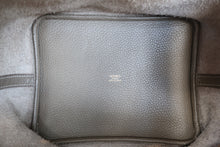 Load image into Gallery viewer, HERMES PICOTIN LOCK MM Clemence leather Etoupe gray C Engraving Hand bag 700120203