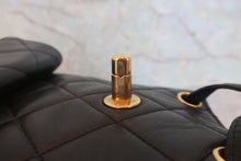 画像をギャラリービューアに読み込む, CHANEL/シャネル マトラッセチェーンリュック ラムスキン ブラック/ゴールド金具 リュック 800030048