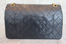 画像をギャラリービューアに読み込む, CHANEL/シャネル マトラッセWフラップチェーンショルダーバッグ ラムスキン ブラック/ゴールド金具 ショルダーバッグ 800060036