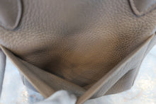 Load image into Gallery viewer, HERMES LINDY 30 Clemence leather Etoupe gray A Engraving Shoulder bag 800090016