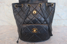 画像をギャラリービューアに読み込む, CHANEL/シャネル マトラッセチェーンリュック ラムスキン ブラック/ゴールド金具 リュック 800030048