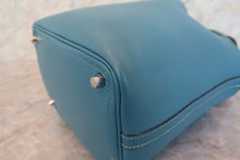 画像をギャラリービューアに読み込む, HERMES/エルメス ピコタンロックPM トリヨンクレマンス ブルージーン □Q刻印 ハンドバッグ 700080183