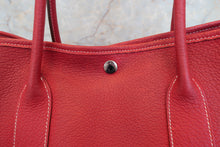 画像をギャラリービューアに読み込む, HERMES/エルメス ガーデンパーティPM ネゴンダ ルージュカザック □L刻印 トートバッグ 700050108