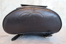 Load image into Gallery viewer, CHANEL Matelasse chain back pack Lambskin Black/Gold hadware Back pack 700100021