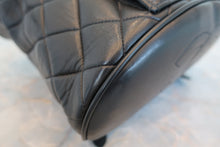 Load image into Gallery viewer, CHANEL Matelasse chain back pack Lambskin Black/Gold hadware Back pack 700100021