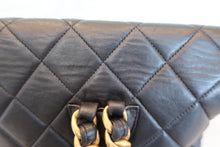 Load image into Gallery viewer, CHANEL Matelasse chain back pack Lambskin Black/Gold hadware Back pack 700100021
