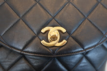 Load image into Gallery viewer, CHANEL Matelasse chain back pack Lambskin Black/Gold hadware Back pack 700100021