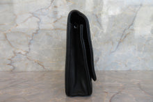 Load image into Gallery viewer, CHANEL Camelia Chain wallet Lambskin Black/Silver hadware Shoulder bag 700070255