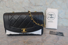 画像をギャラリービューアに読み込む, CHANEL/シャネル ダイアナマトラッセチェーンショルダーバッグ ラムスキン ブラック/ゴールド金具 ショルダーバッグ 800030054