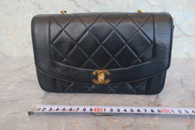 画像をギャラリービューアに読み込む, CHANEL/シャネル ダイアナマトラッセチェーンショルダーバッグ ラムスキン ブラック/ゴールド金具 ショルダーバッグ 800030054