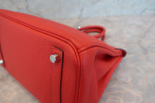 Load image into Gallery viewer, HERMES BIRKIN 25 Togo leather Rouge casaque □P Engraving Hand bag 700070177