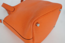 画像をギャラリービューアに読み込む, HERMES/エルメス ピコタンロックPM トリヨンクレマンス オレンジ □L刻印 ハンドバッグ 800100130