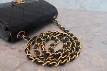 画像をギャラリービューアに読み込む, CHANEL/シャネル ミニマトラッセシングルフラップチェーンショルダーバッグ ラムスキン ブラック/ゴールド金具 ショルダーバッグ 800050088