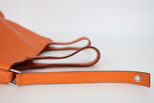 画像をギャラリービューアに読み込む, HERMES/エルメス ピコタンロックPM トリヨンクレマンス オレンジ □L刻印 ハンドバッグ 800100130