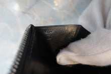 Load image into Gallery viewer, HERMES  Bearn classic Box carf leather Black □G Engraving Wallet 700080096