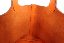 画像をギャラリービューアに読み込む, HERMES/エルメス ピコタンロックPM トリヨンクレマンス オレンジ □L刻印 ハンドバッグ 800100130