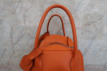 画像をギャラリービューアに読み込む, HERMES/エルメス リンディ34 バイカラー トリヨンクレマンス オレンジ/ムタード □P刻印 ショルダーバッグ 700050029