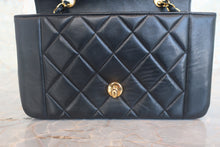 画像をギャラリービューアに読み込む, CHANEL/シャネル ダイアナマトラッセチェーンショルダーバッグ ラムスキン ブラック/ゴールド金具 ショルダーバッグ 800030054