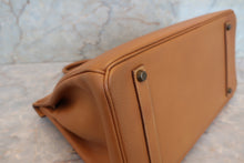 画像をギャラリービューアに読み込む, HERMES/エルメス バーキン35 アルデンヌ ゴールド 〇Y刻印 ハンドバッグ 700050063