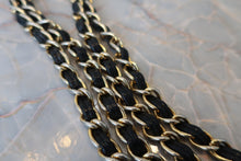 Load image into Gallery viewer, CHANEL Matelasse fringe shoulder bag Lambskin Black/Gold hadware Shoulder bag 800040093