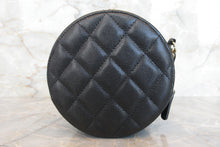 Load image into Gallery viewer, CHANEL Matelasse round chain shoulder bag Caviar skin Black/Gold hadware Shoulder bag 700070211