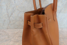 画像をギャラリービューアに読み込む, HERMES/エルメス バーキン35 アルデンヌ ゴールド 〇Y刻印 ハンドバッグ 700050063