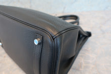 画像をギャラリービューアに読み込む, HERMES/エルメス バーキン30 トリヨンクレマンス ブラック □L刻印 ハンドバッグ 700070201