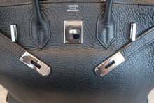 画像をギャラリービューアに読み込む, HERMES/エルメス バーキン30 トリヨンクレマンス ブラック □L刻印 ハンドバッグ 700070201