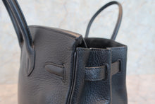 画像をギャラリービューアに読み込む, HERMES/エルメス バーキン30 トリヨンクレマンス ブラック □L刻印 ハンドバッグ 700070201