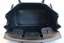 画像をギャラリービューアに読み込む, HERMES/エルメス バーキン30 トリヨンクレマンス ブラック □L刻印 ハンドバッグ 700070201